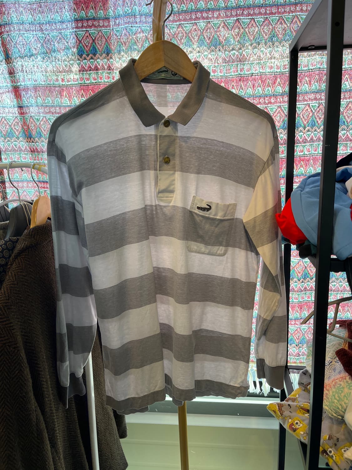 Vintage 80s~90s rare crocodile shirt  상품이미지1