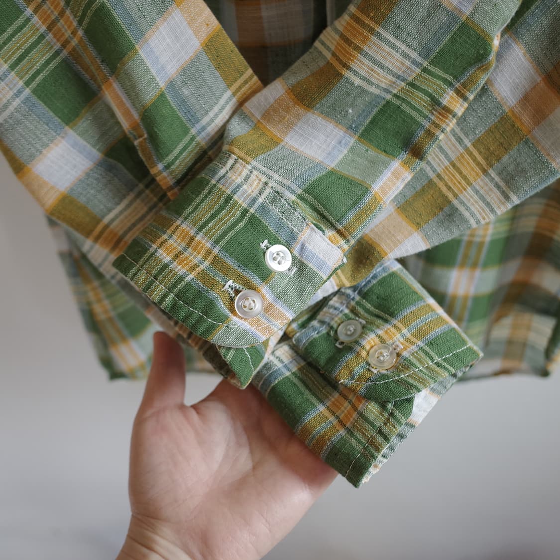 70's Levi's Plaid Shirt 상품이미지4