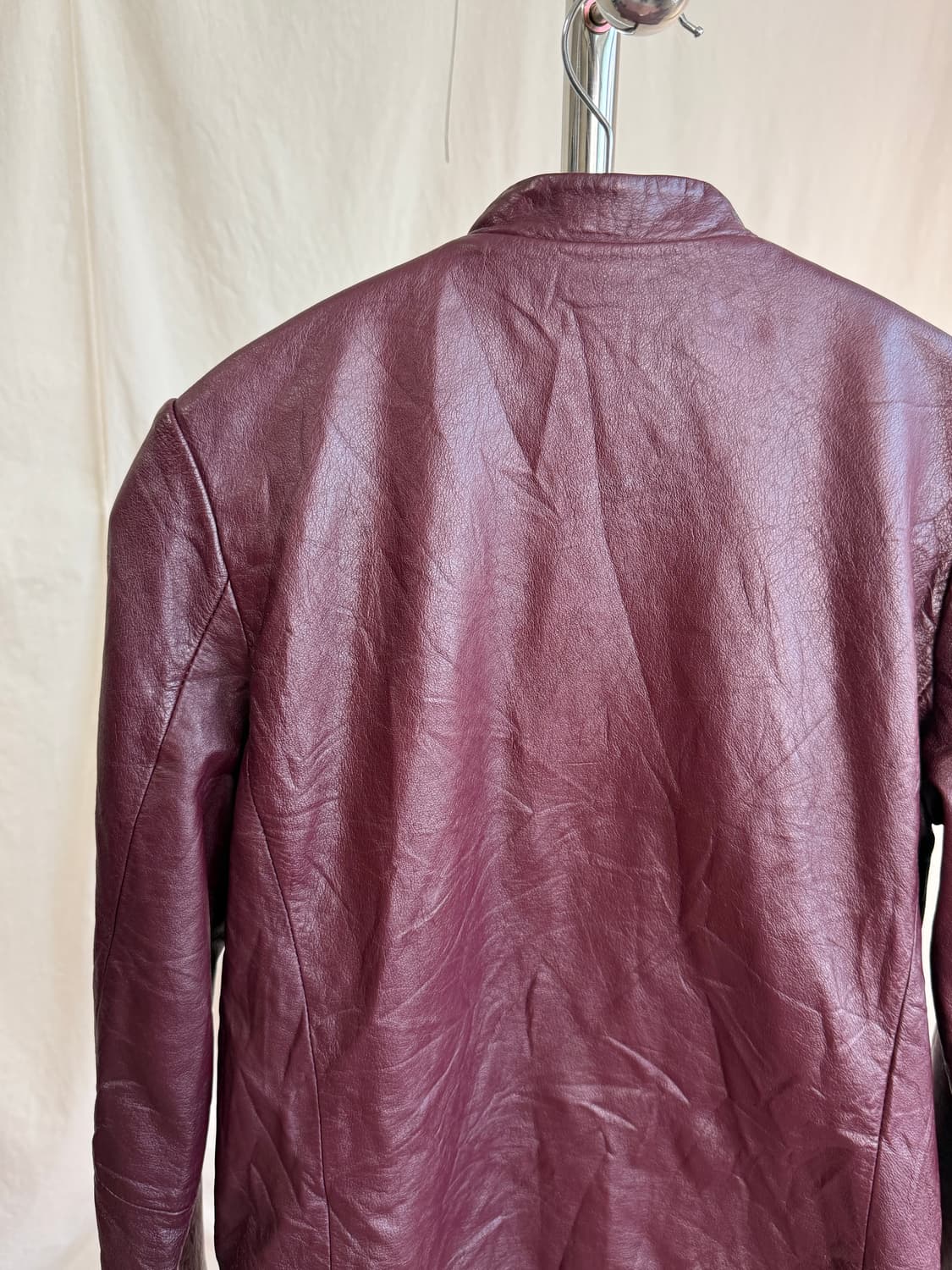 Geeplusoh 버건디 소가죽 자켓 상품이미지7