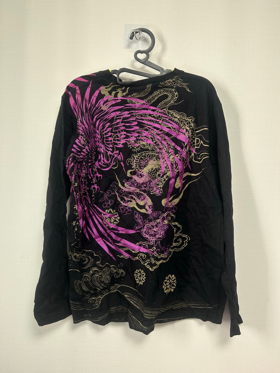 빈티지 드래곤 프린팅 롱슬리브 상품이미지2