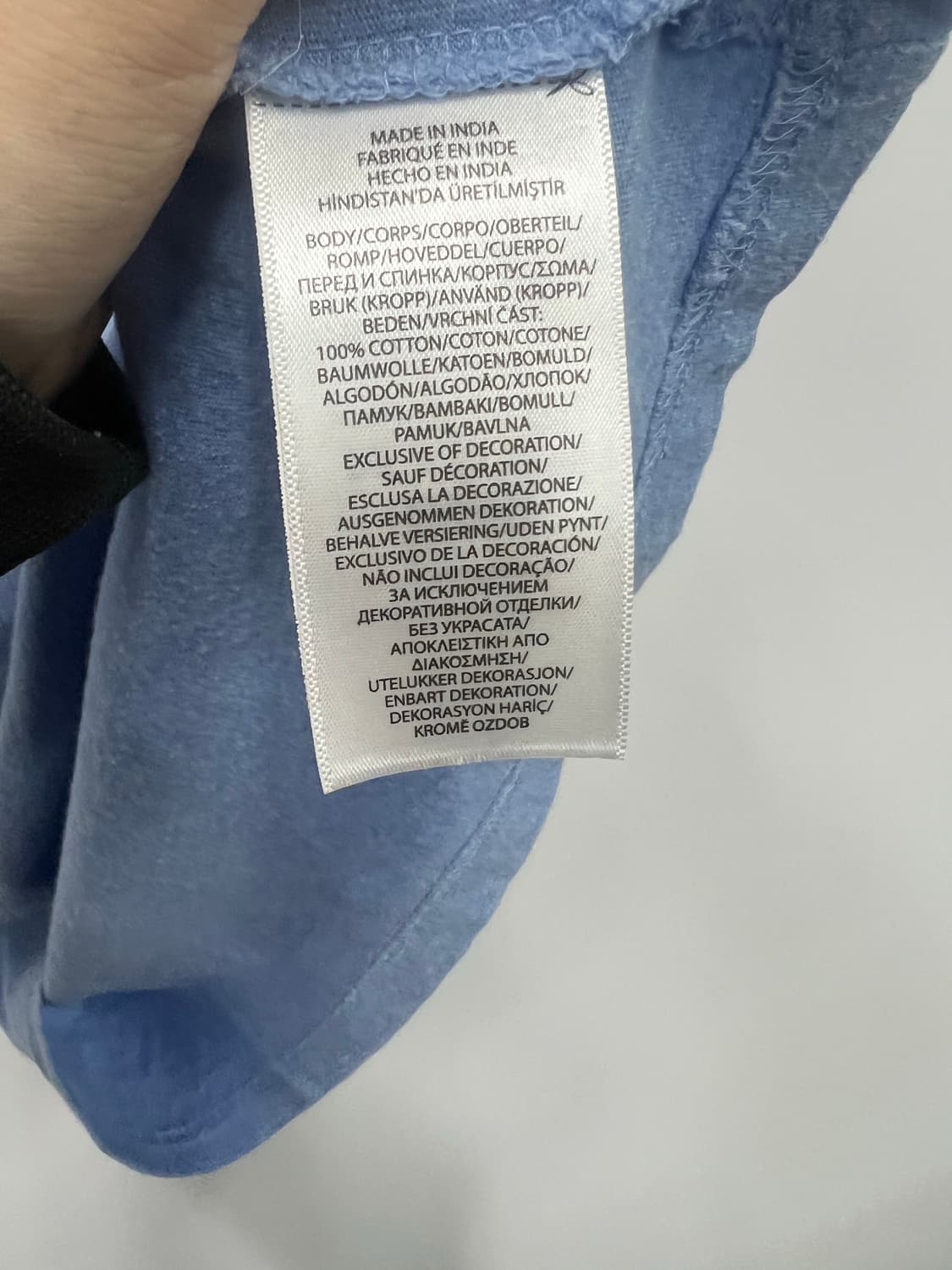 폴로 하늘색 반팔티  상품이미지3