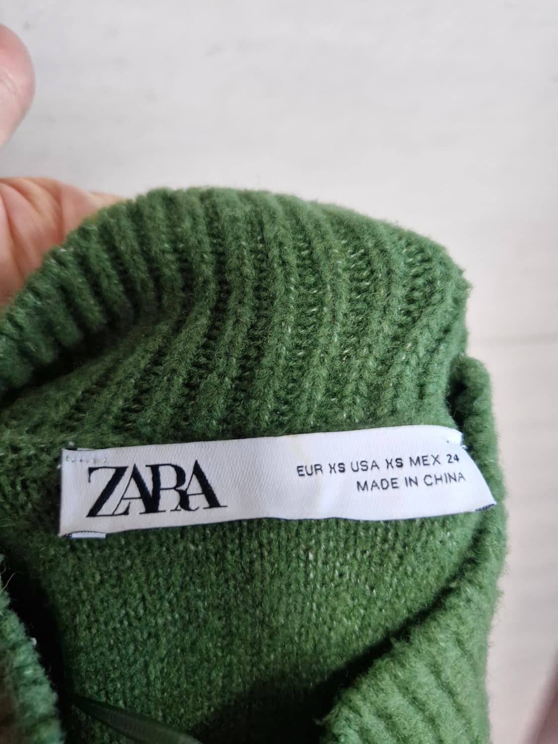 자라 반크롭 도톰니트  상품이미지4