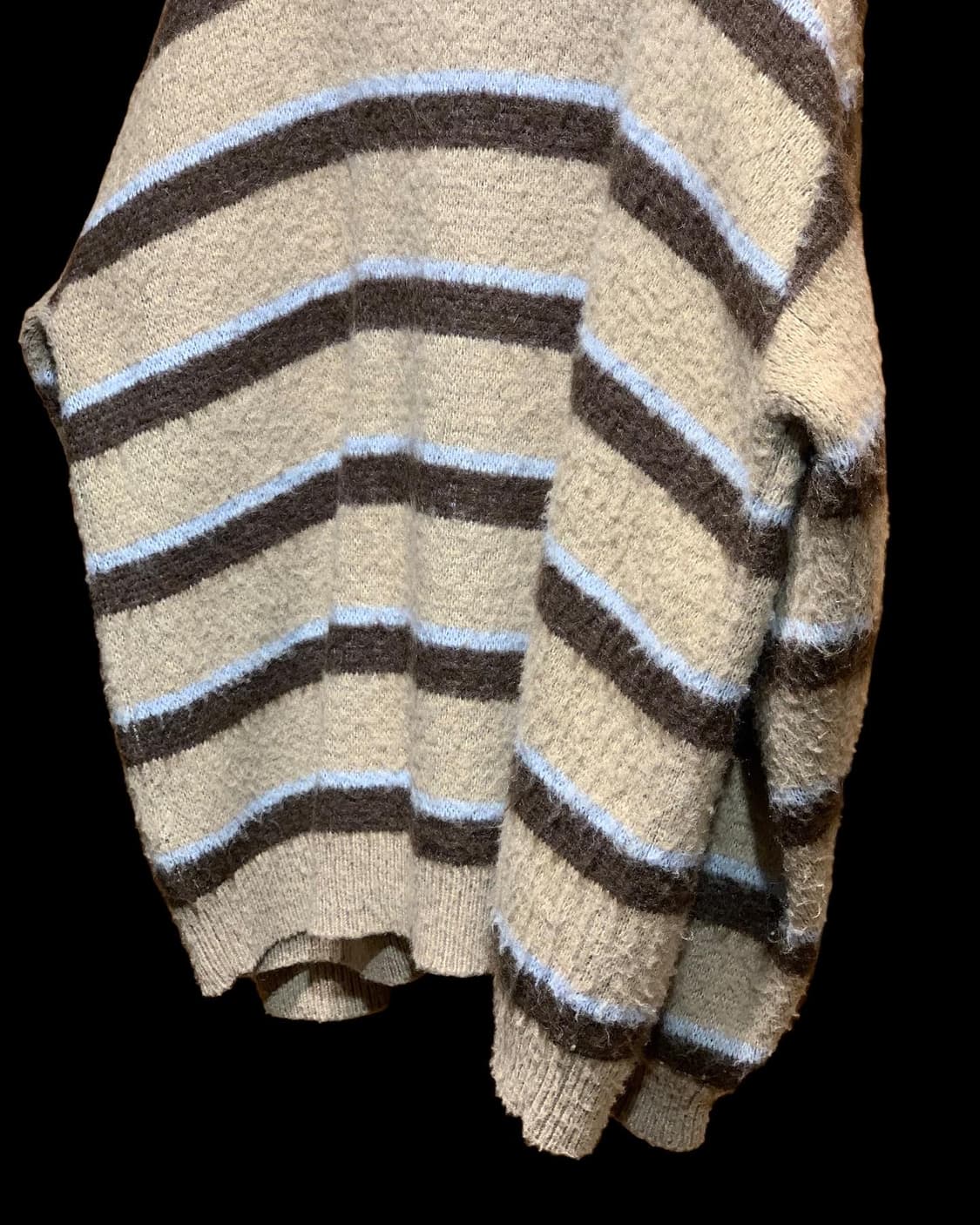 빔즈 스트라이프 패턴 모헤어 가디건 상품이미지8