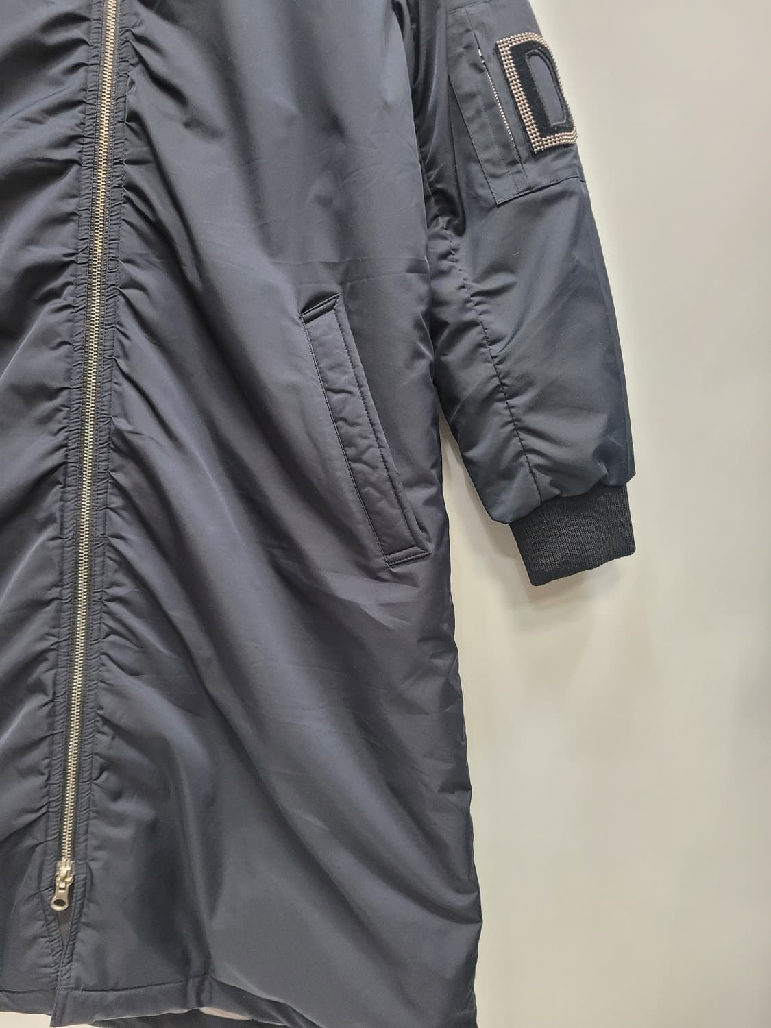 DeWL 듀엘 덕다운 롱 패딩 블루종 자켓 / 여 85 (55) 네이비
 상품이미지5