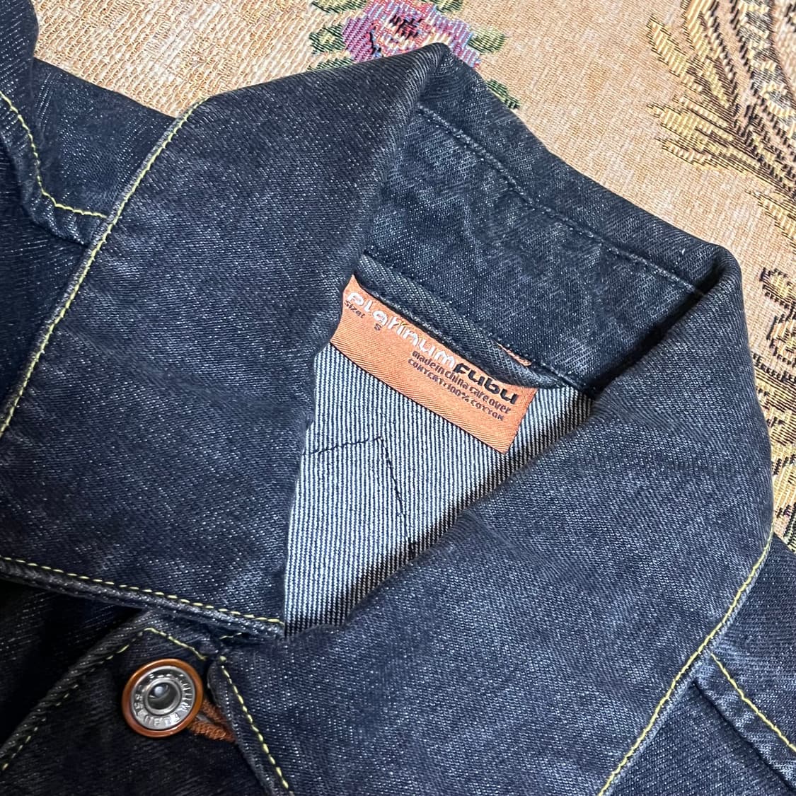 유일매물) 플래티넘푸부 흑청자켓 상품이미지4