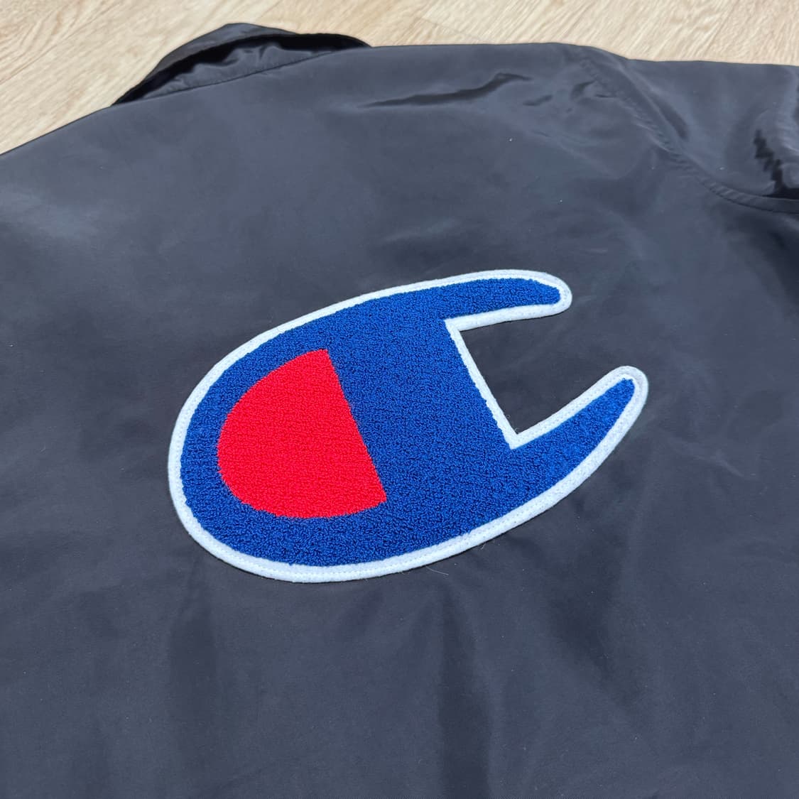 Bape 베이프 x 챔피온 스타디움 양털 쉐르파 코치 자켓 M 상품이미지5