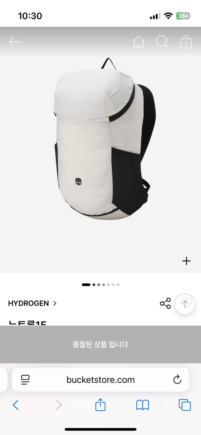 하이드로겐 트레킹백 상품이미지1