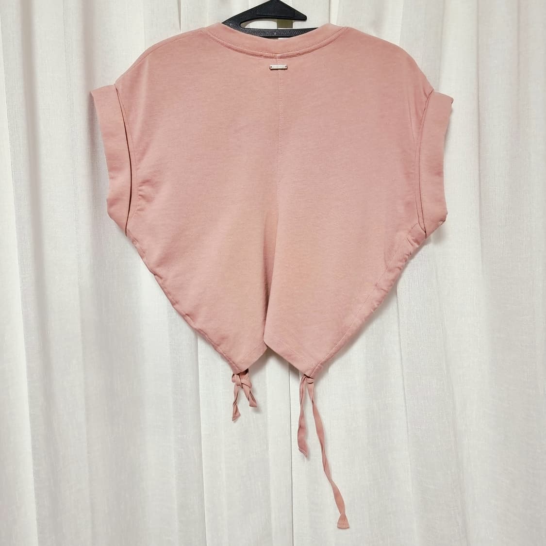 올세인츠 크롭 셔링 가오리핏 코튼 티 (55-66/표기S) 상태완벽 상품이미지2