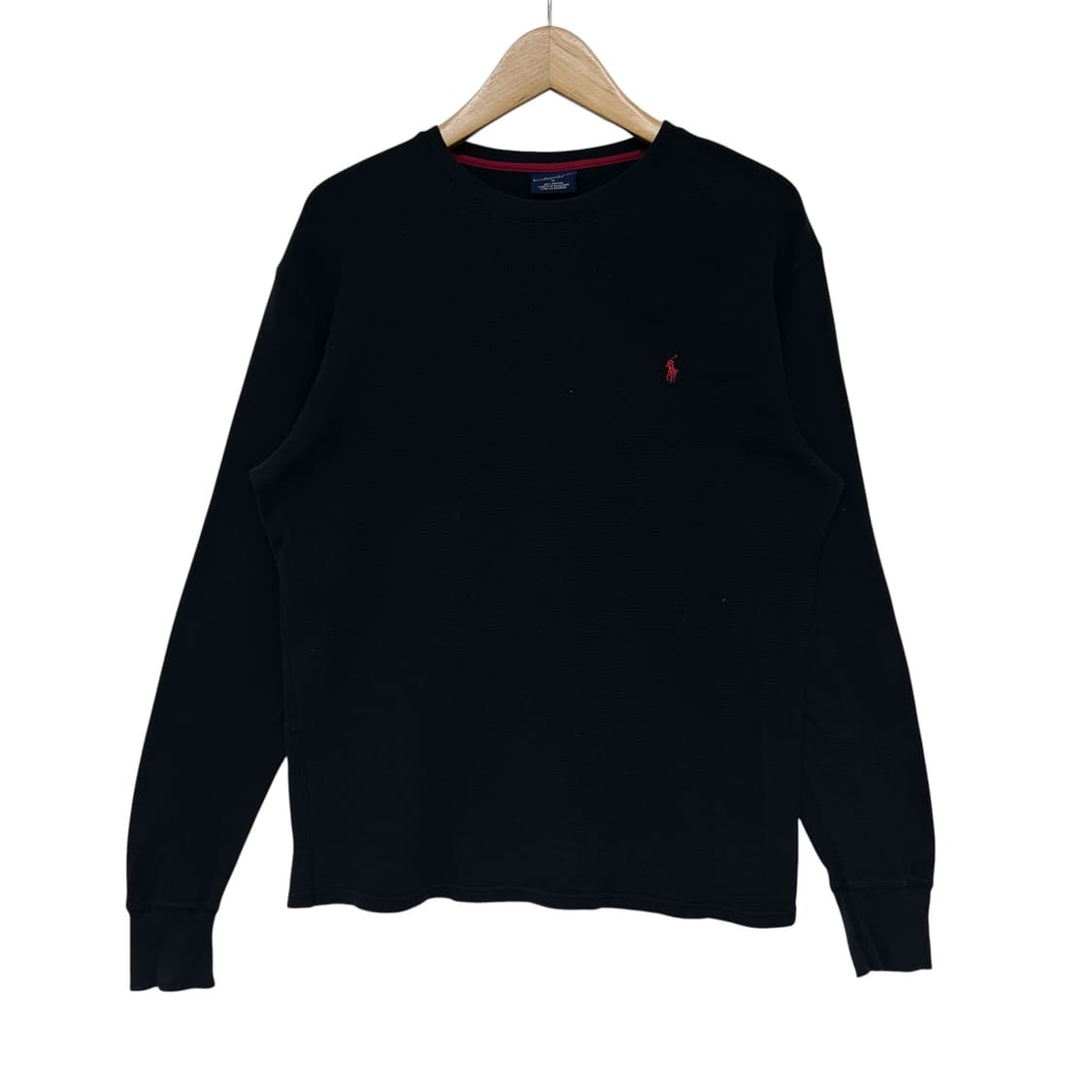 폴로 포니 라운드 와플 긴팔티 상품이미지1