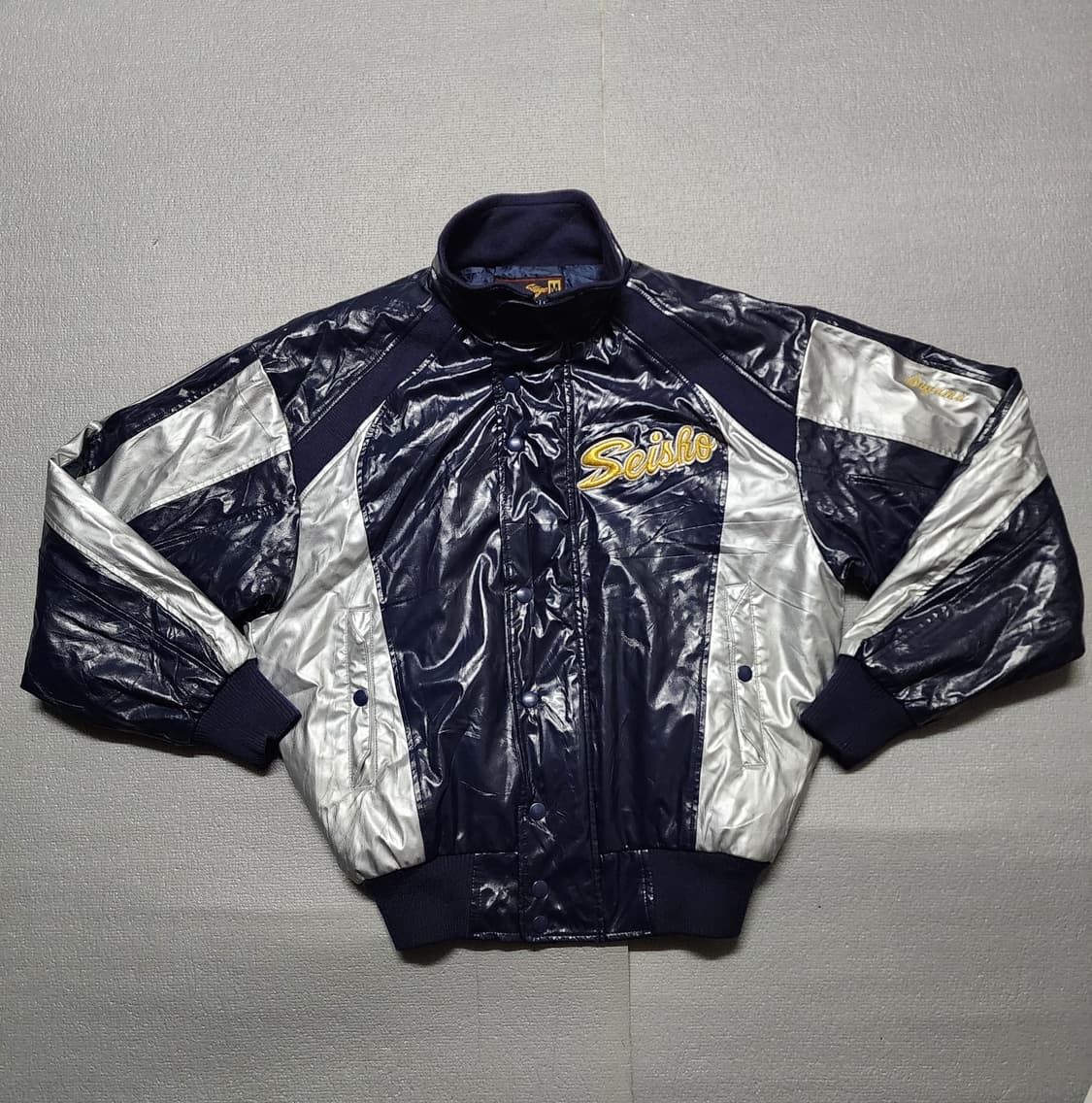 빈티지 미즈노 빅토리 스테이지 유광 야구 점퍼 자켓 상품이미지1