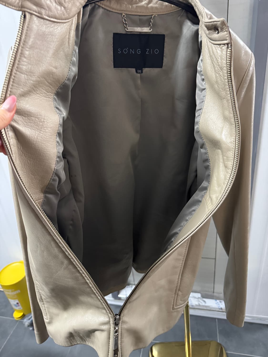 송지오 양가죽자켓 85 상품이미지7