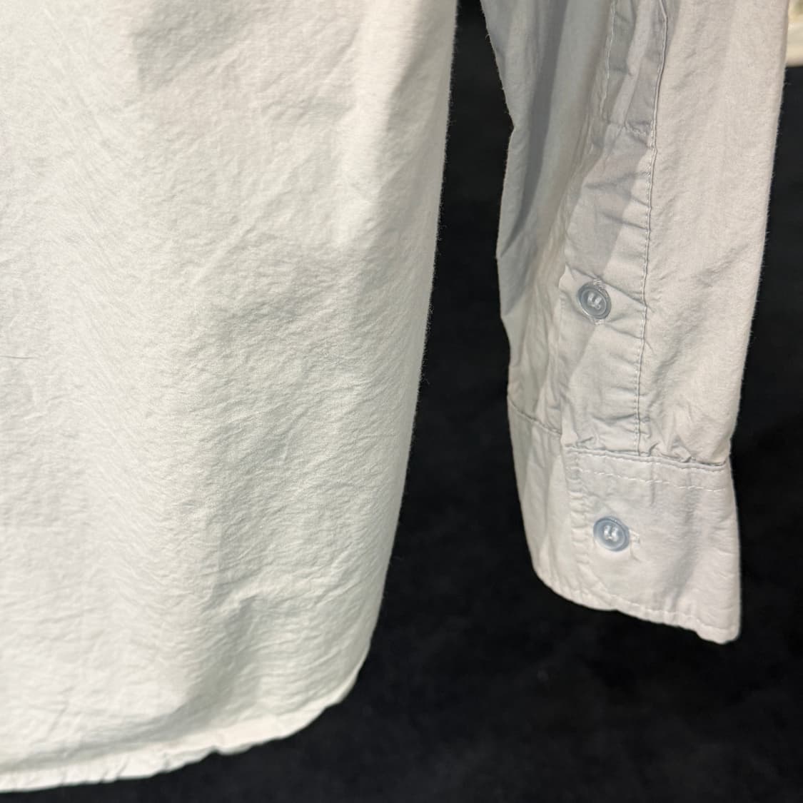 [L] A.blue garments 패치워크 셔츠 상품이미지4