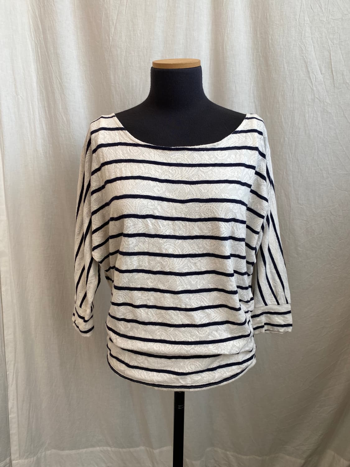 PROPORTION 레이스 스트라이프 탑(M) 상품이미지1