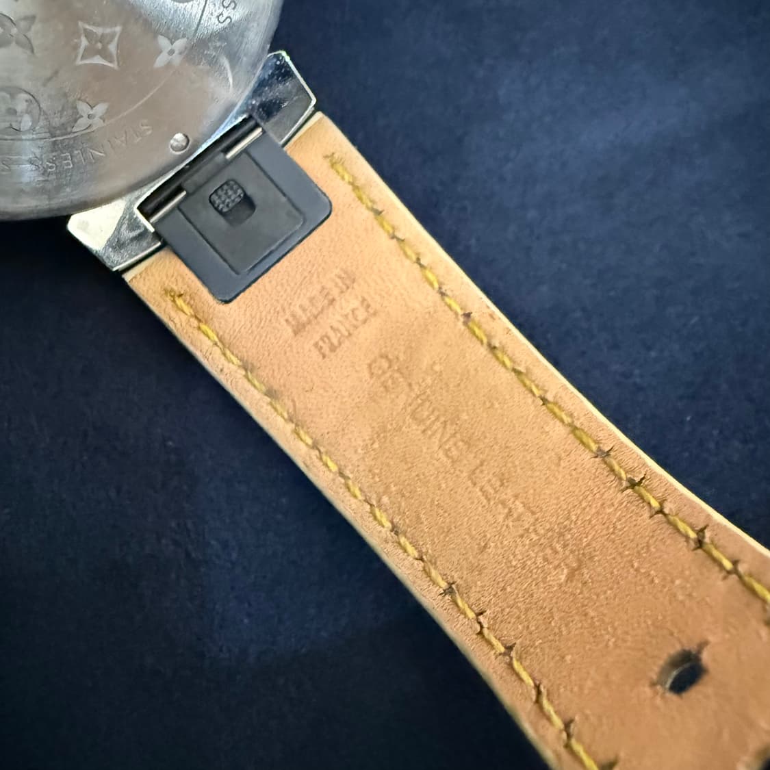 [정품]루이비통 땅부르 모노그램 쿼츠 시계 QA072Z 상품이미지8