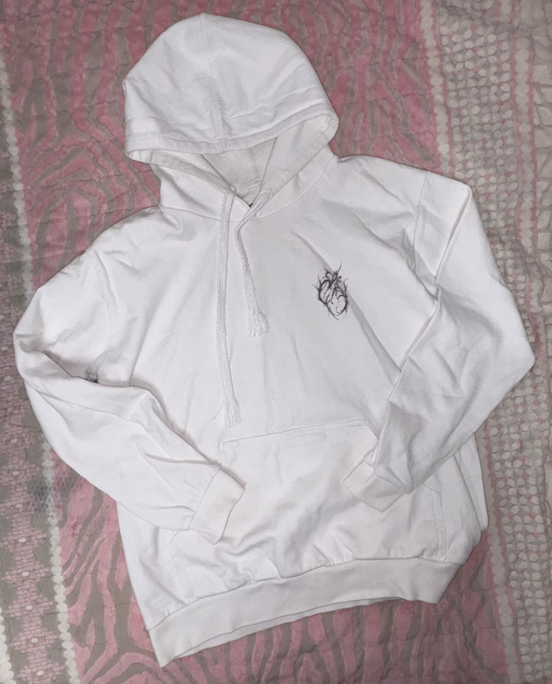 흰색 후드티 , 트레이닝 , 봄 가을 겨울 상품이미지2