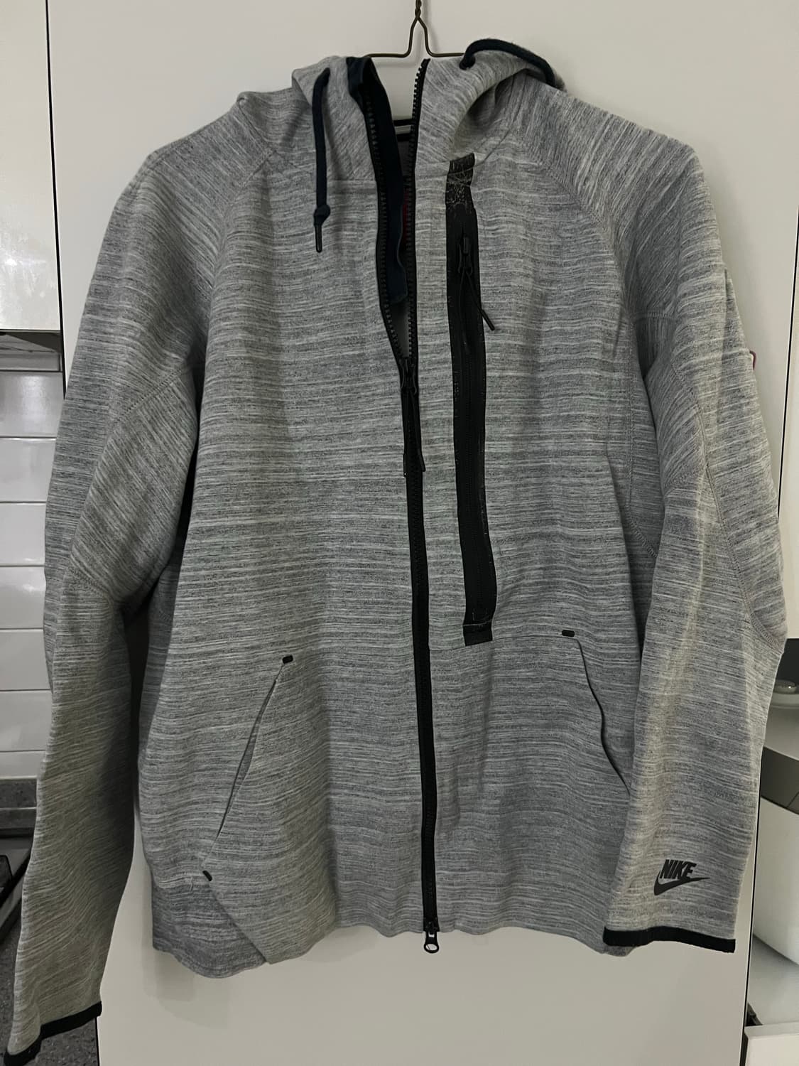 나이키 테크팩 그레이 후드 집업 상품이미지1