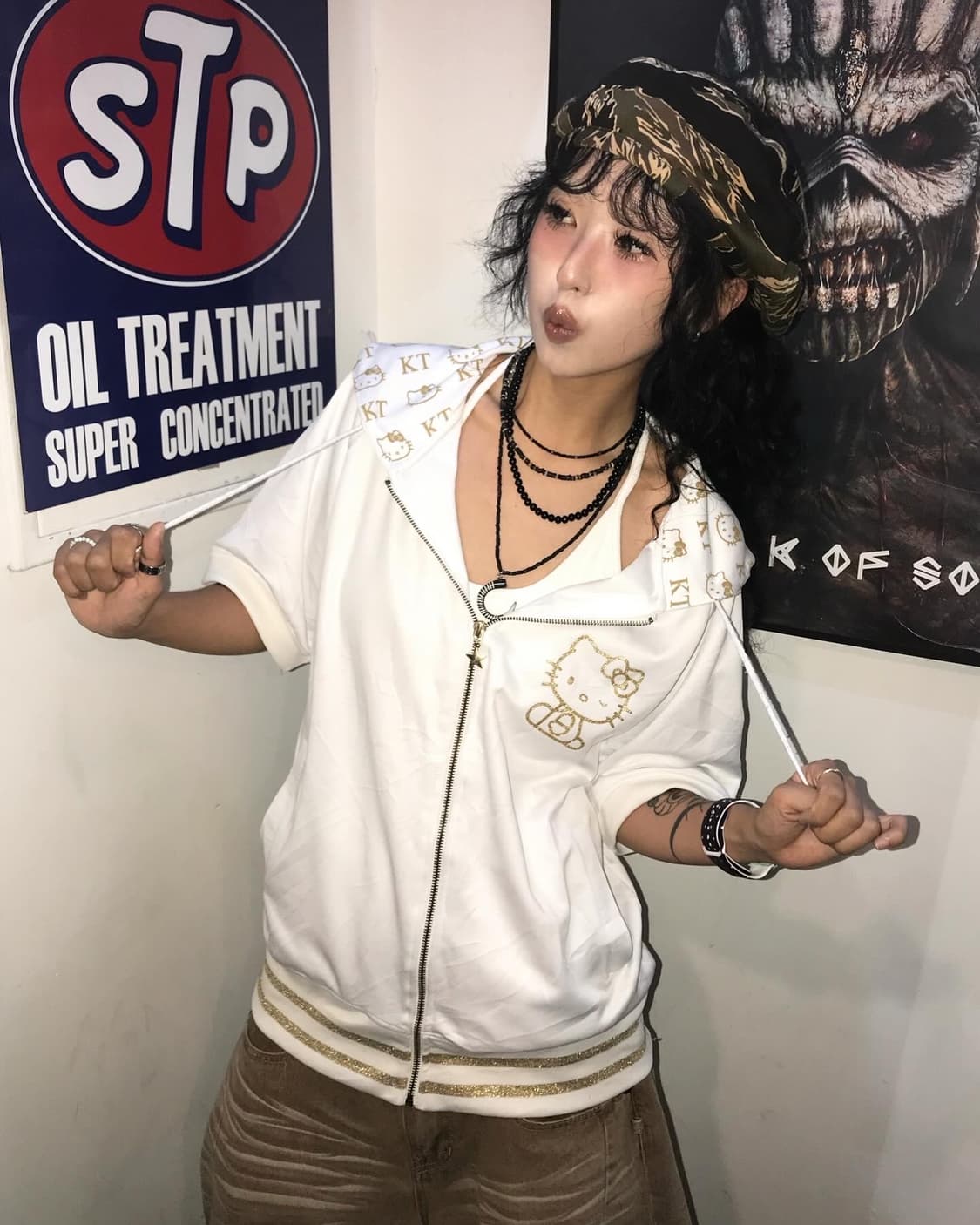 Hello Kitty Hood Jersey 상품이미지2