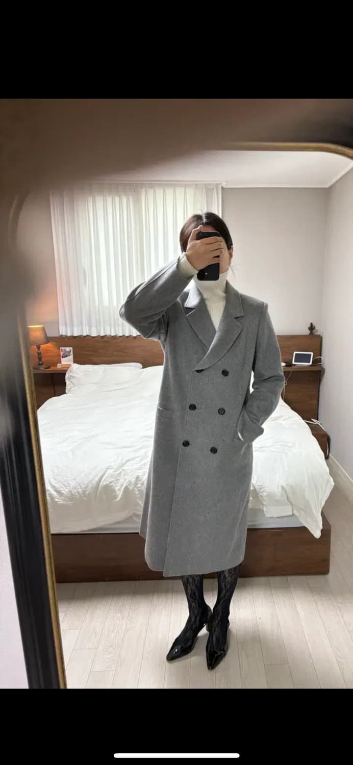 샵엠 roman 캐시미어 코트 그레이 S 상품이미지3