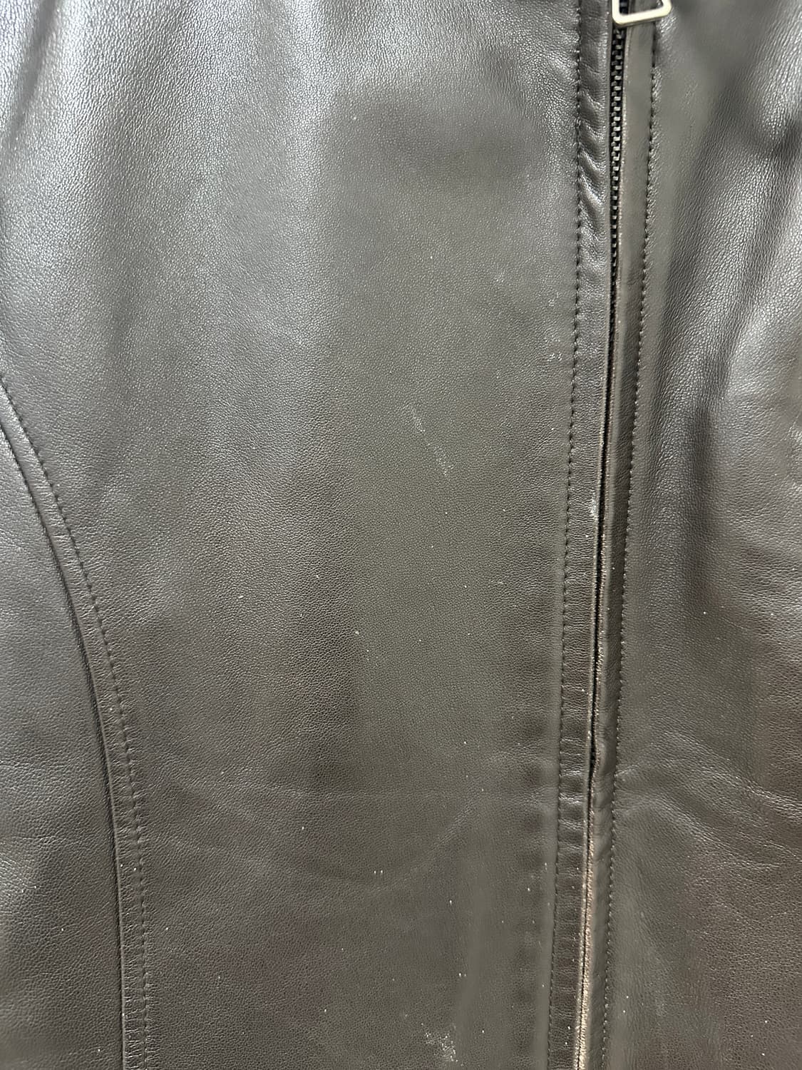 k&sport(k.club.n) 넥 버클 레더 집업 자켓 상품이미지6