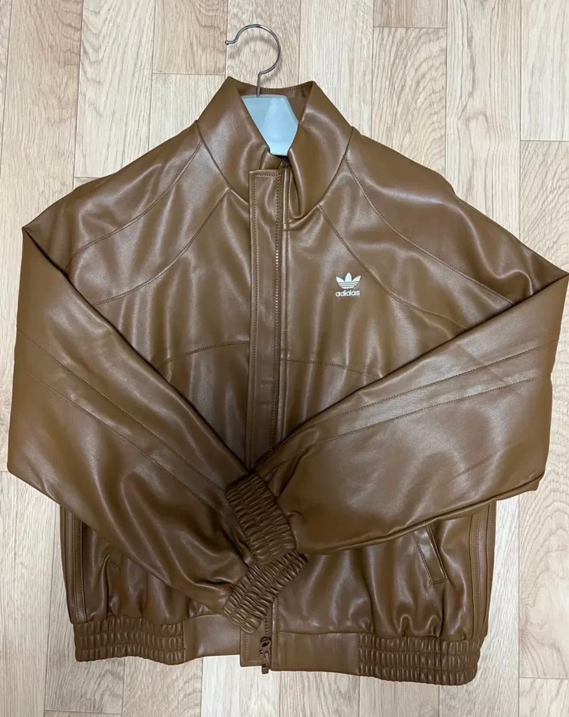아디다스 포우 레더 자켓 브라운 상품이미지3
