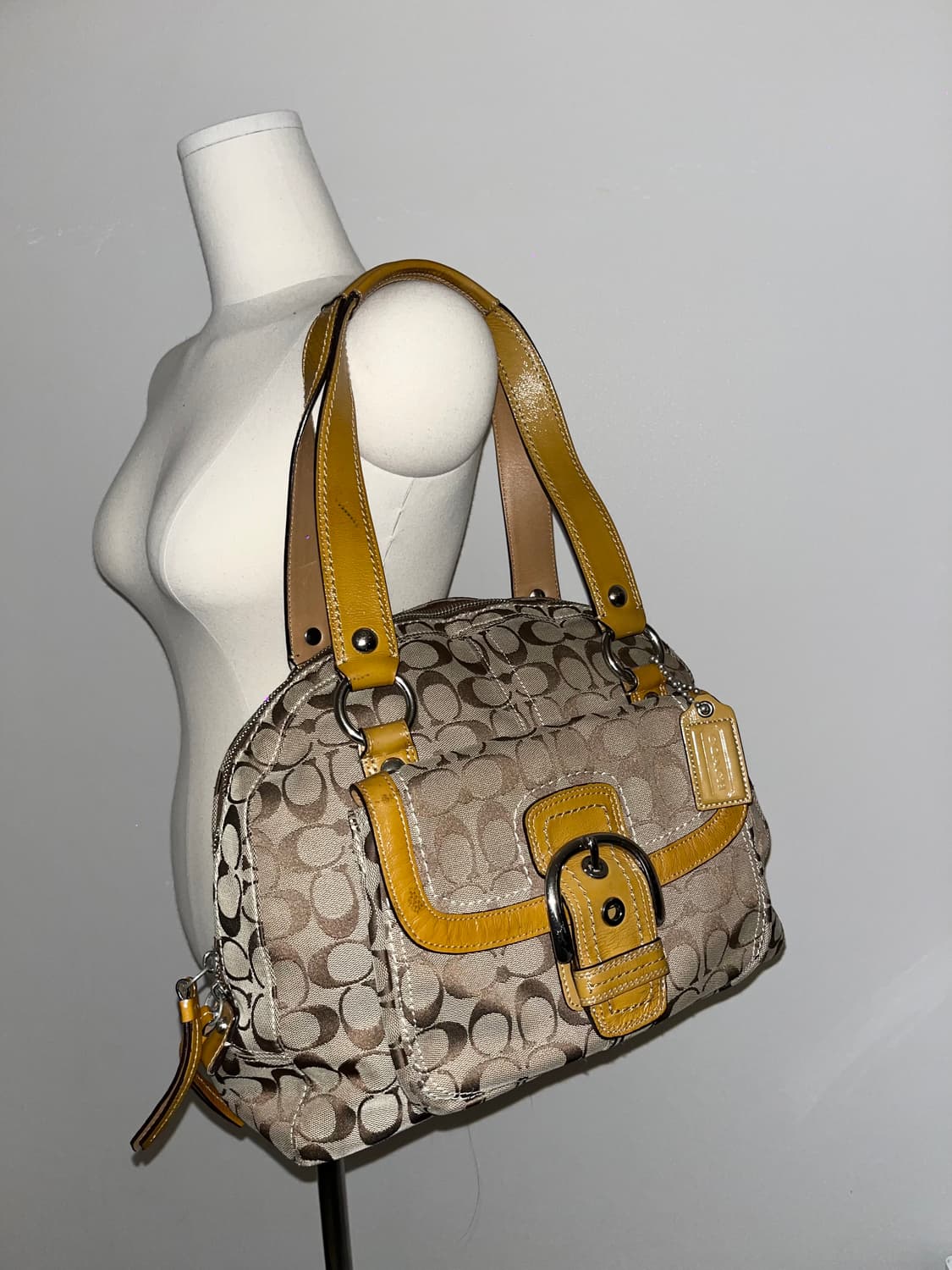 📦90s Coach Orange shoulder bag 상품이미지3