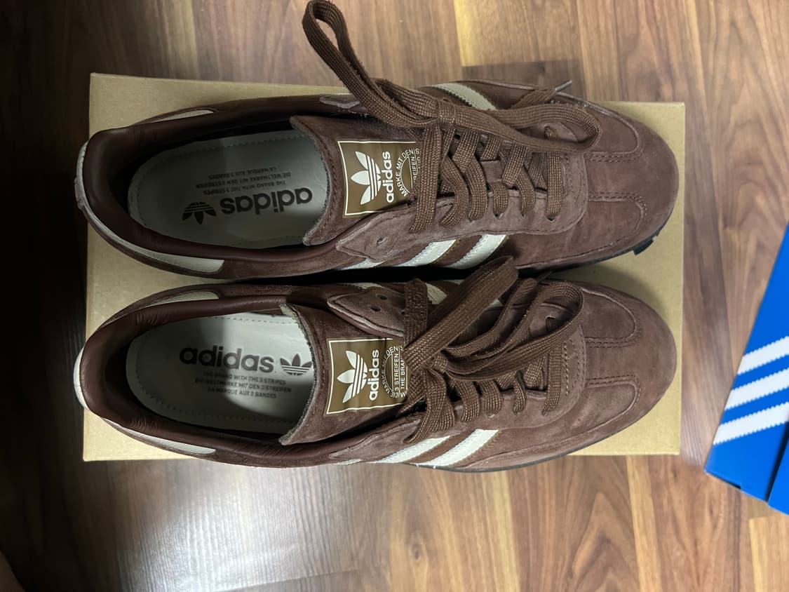 아디다스 삼바 OG 프리러브 브라운 원더 화이트 270 상품이미지4