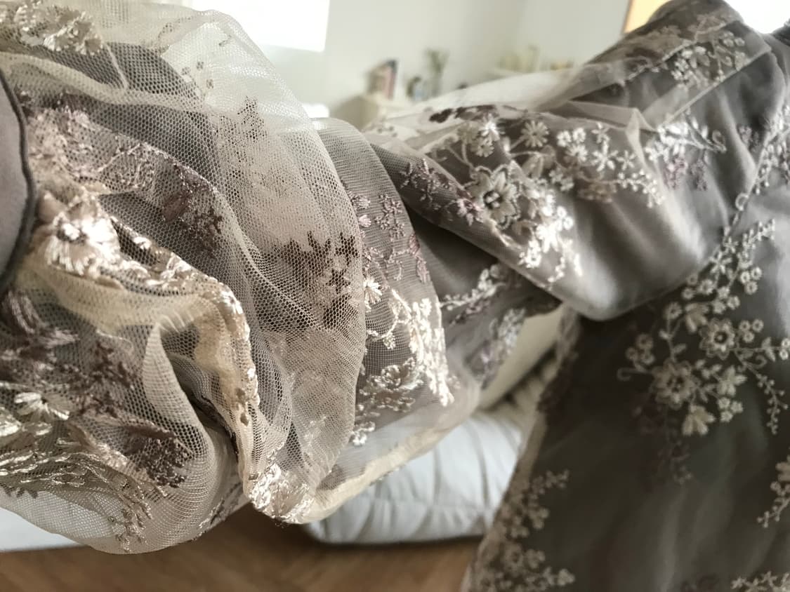 vintage pattern blouse 상품이미지5