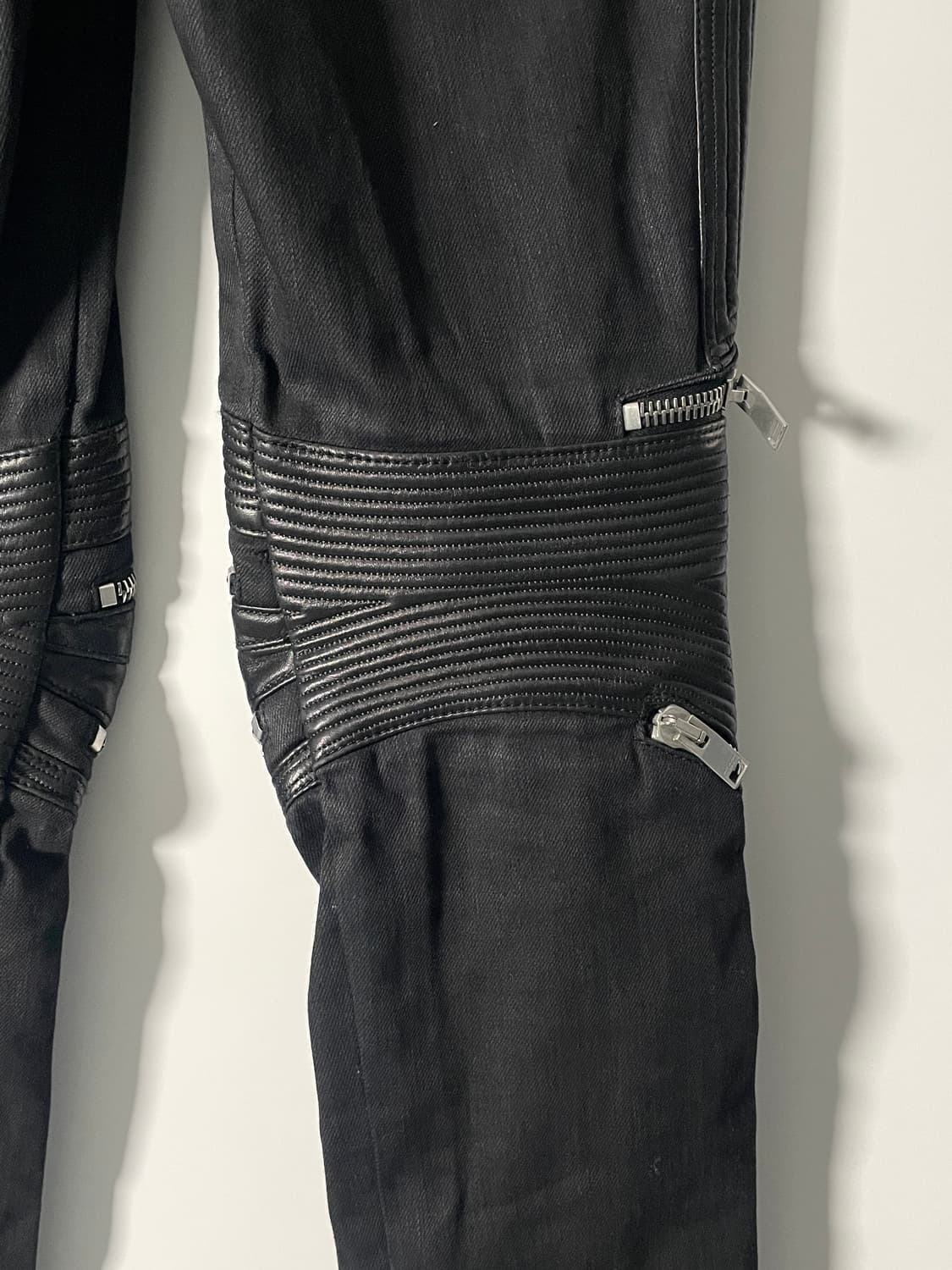 15s 생로랑 슬림핏 레더패널진 (onp.72)   상품이미지5