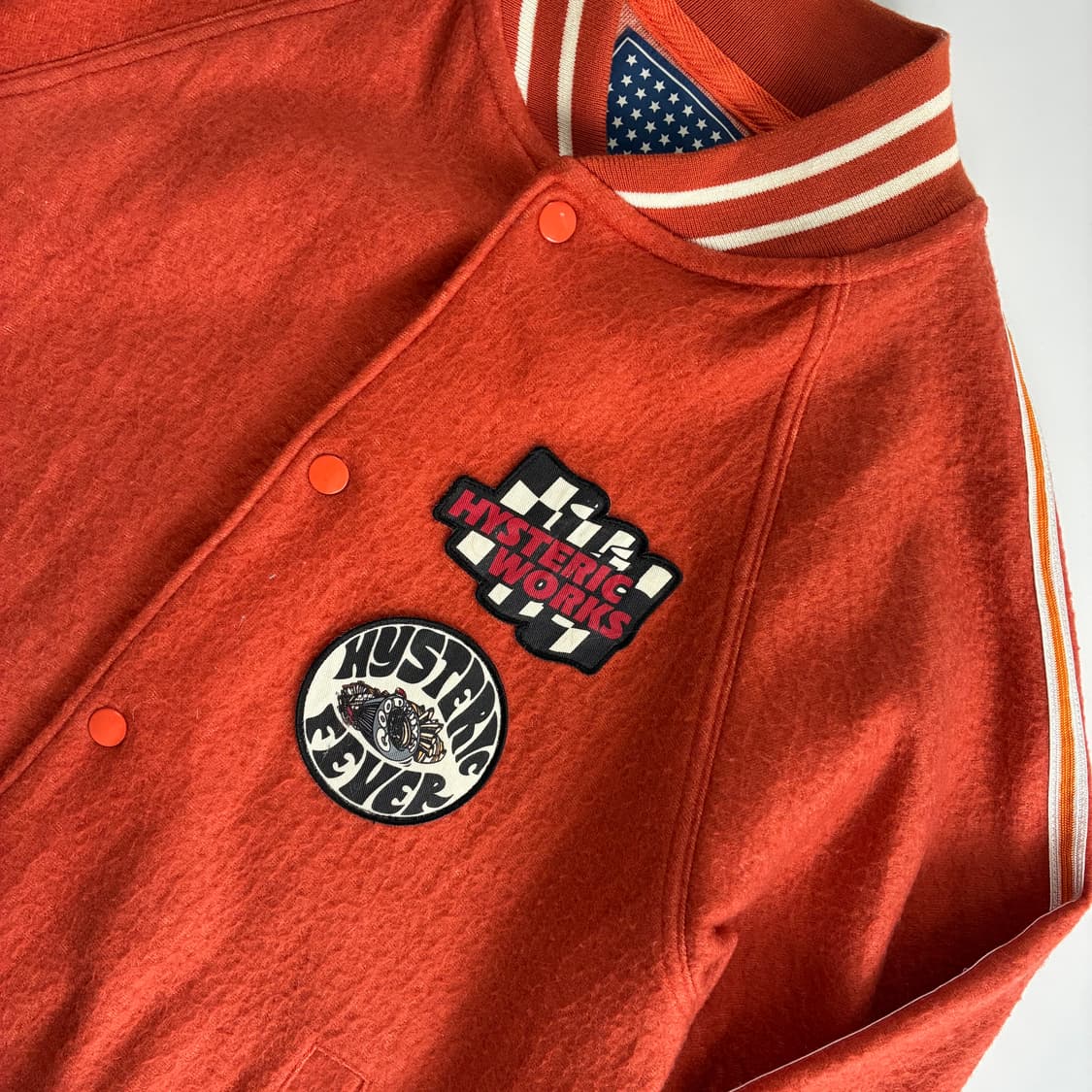 Hysteric Glamour  히스테릭글래머 패치 벌키 바시티 자켓 상품이미지3