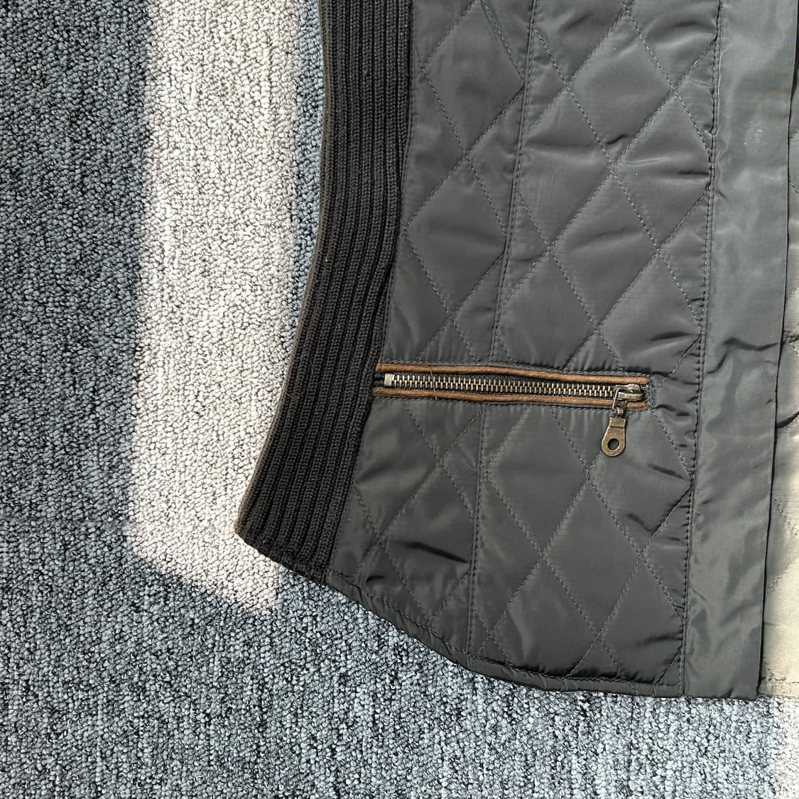 자라 베이직 퀄팅 니트 베스트 상품이미지4