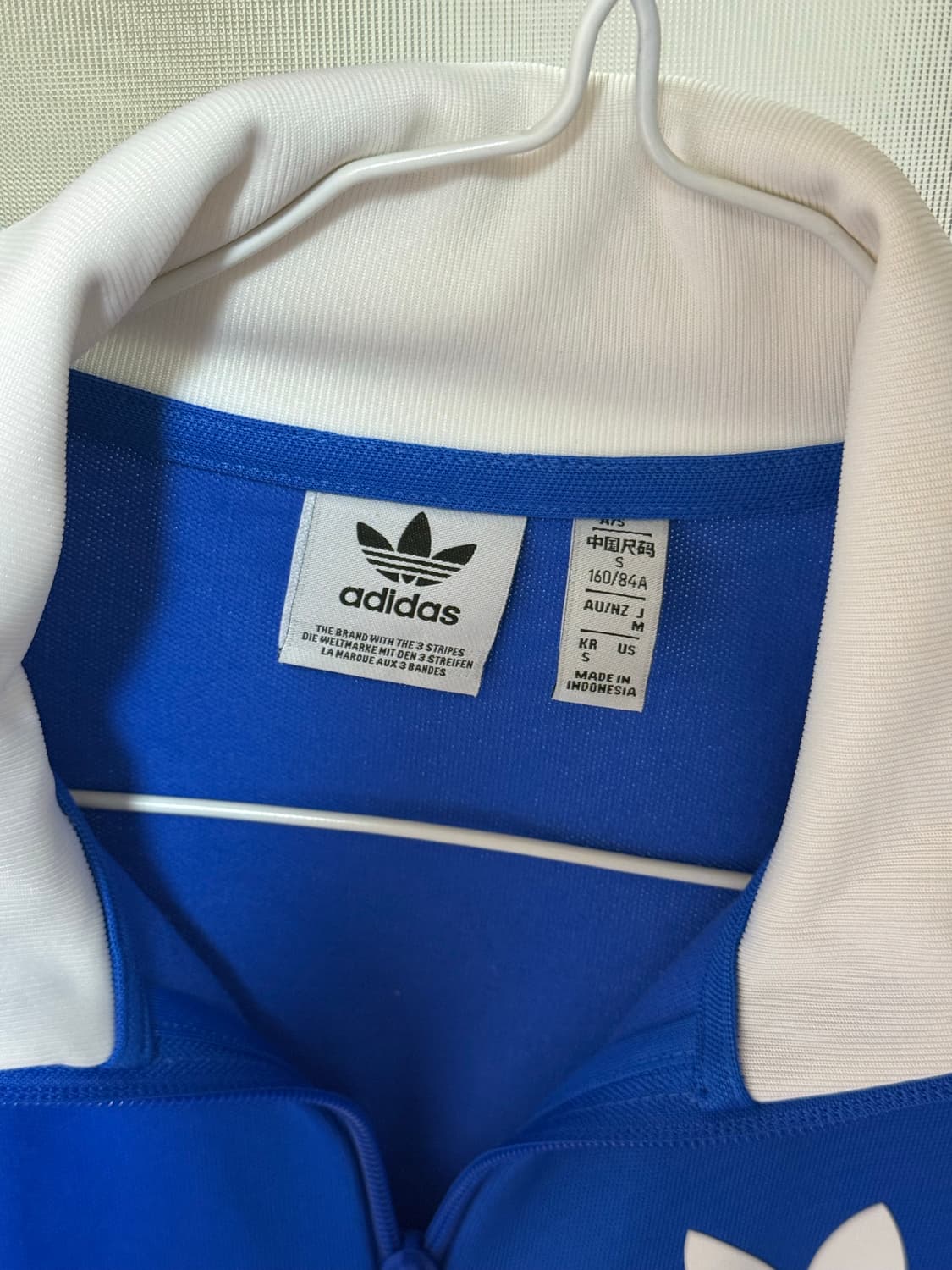 네고 가능) 새상품급, 아디다스 베켄바우어 져지 트랙탑 블루 S 스몰 상품이미지2