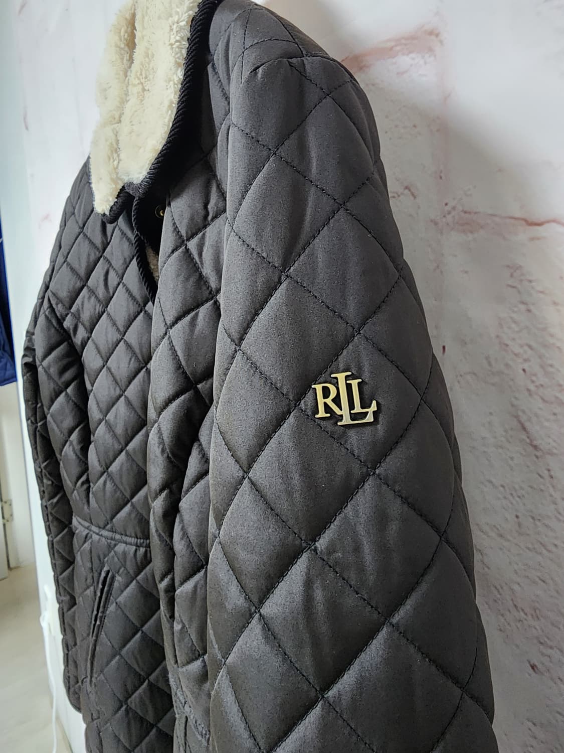 랄프로렌 블랙 퀼팅 자켓 상품이미지3