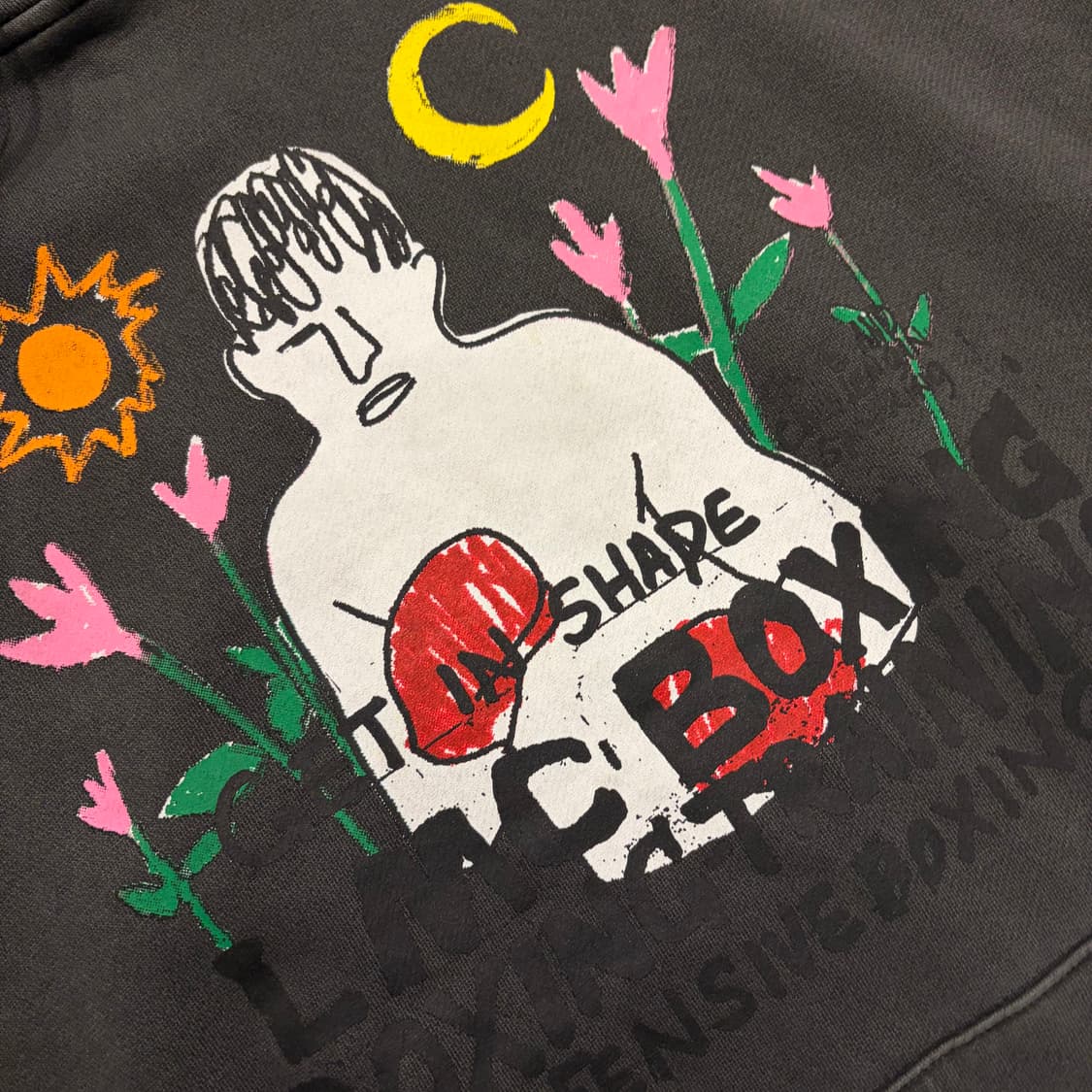 [M] LMC 엘엠씨 복싱 박시핏 그래픽 후드티 빈티지 워싱 C794 상품이미지4