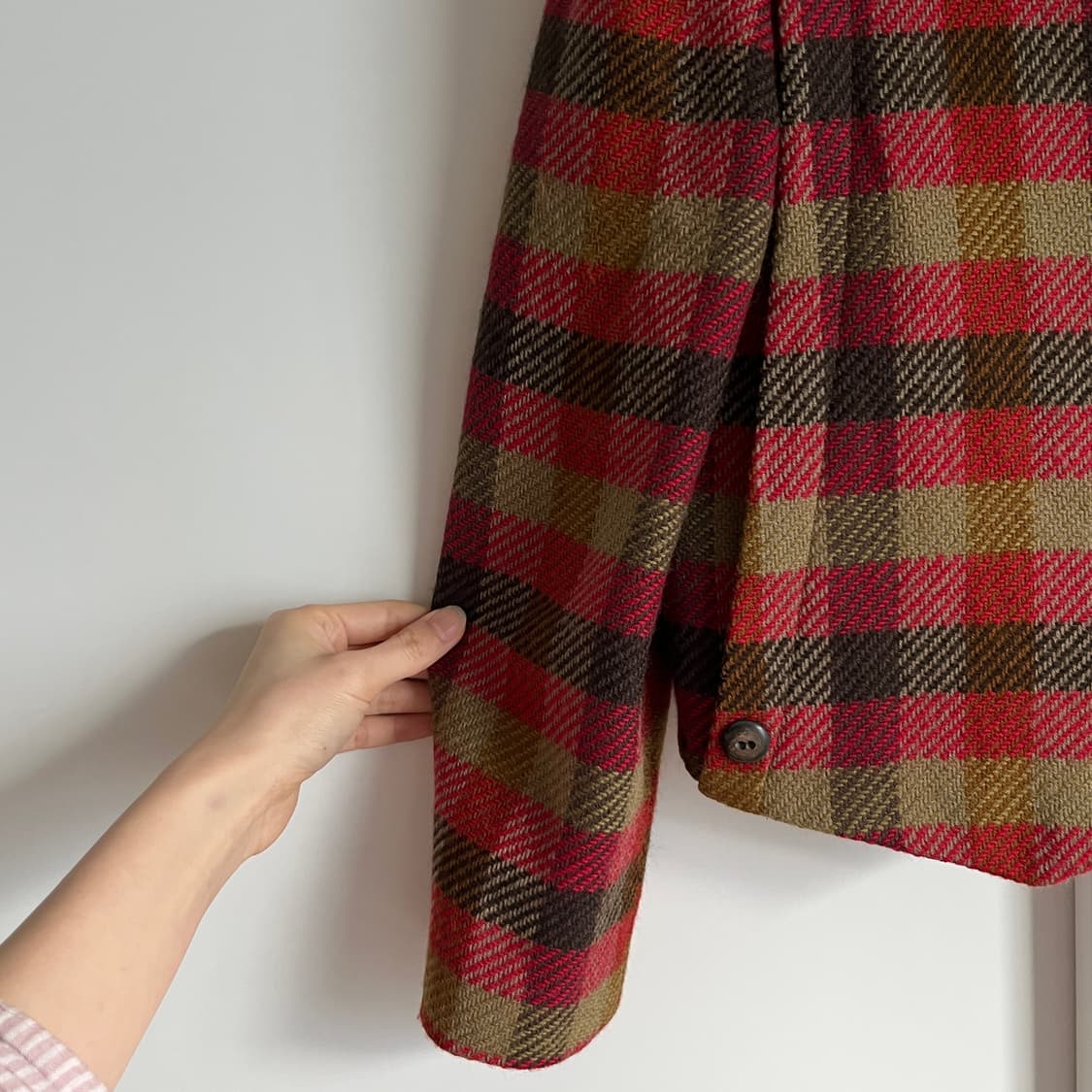 DANA paris 90's Wool Check Jacket 일본제 상품이미지5