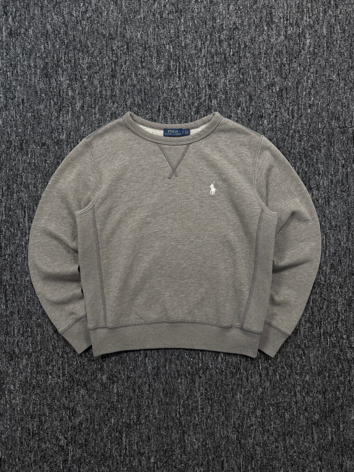 폴로 그레이 맨투맨 상품이미지3