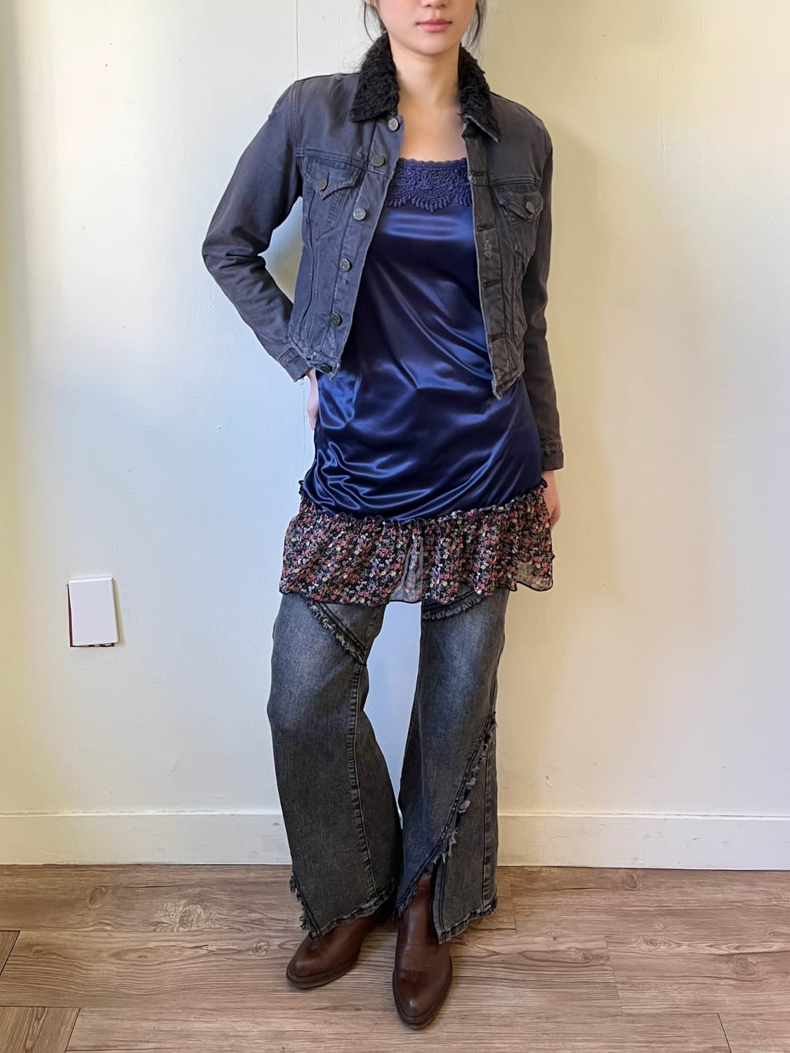 W closet ㅣ 레이스 슬리브 상품이미지5