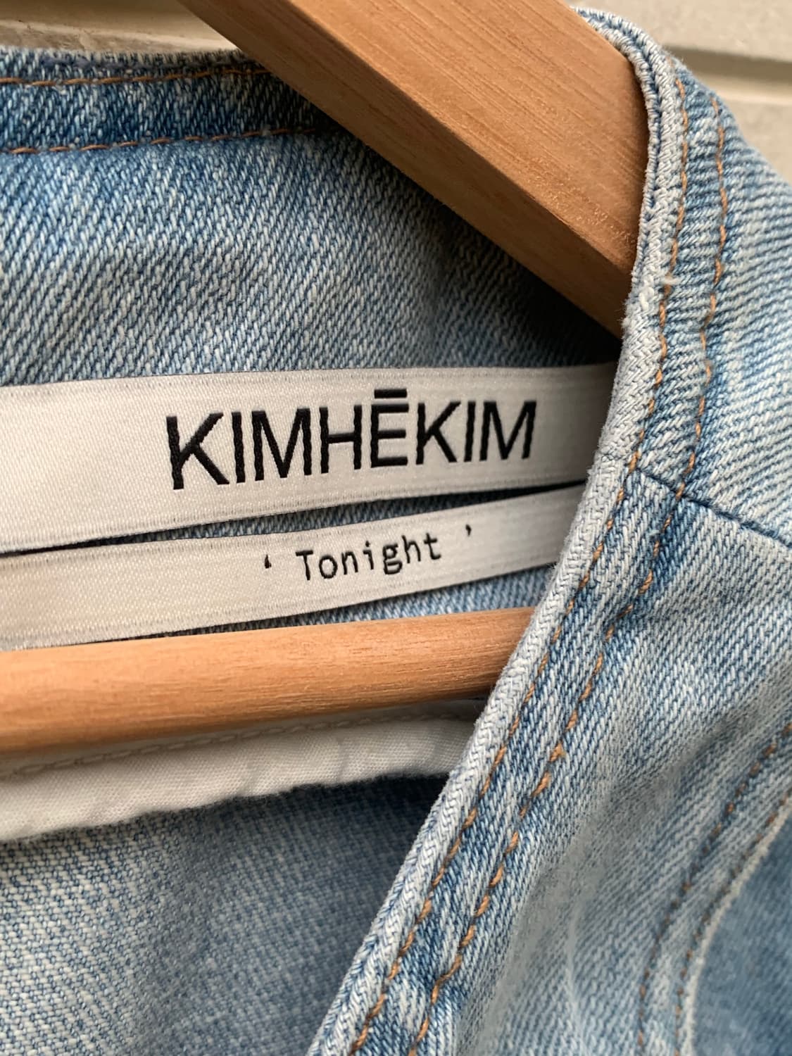 김해김 데님 미니 원피스 상품이미지3