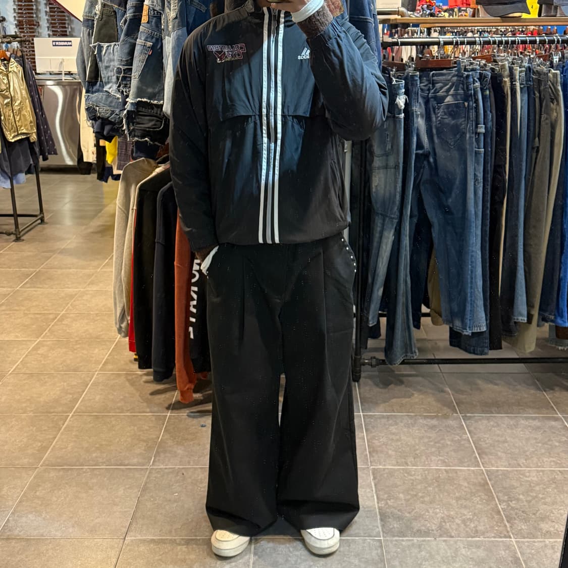 [NO.9] ADIADS 아디다스 패치워크 윈드브레이커 상품이미지2