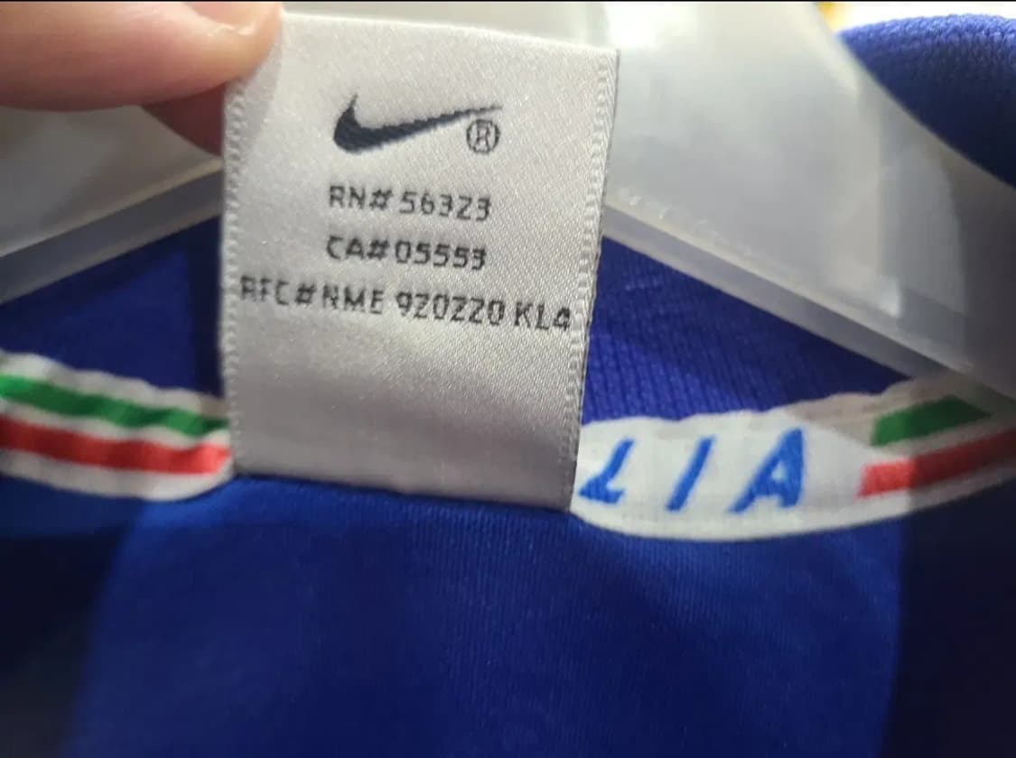 나이키 96 98 이탈리아 올드레플 축구져지 상품이미지4