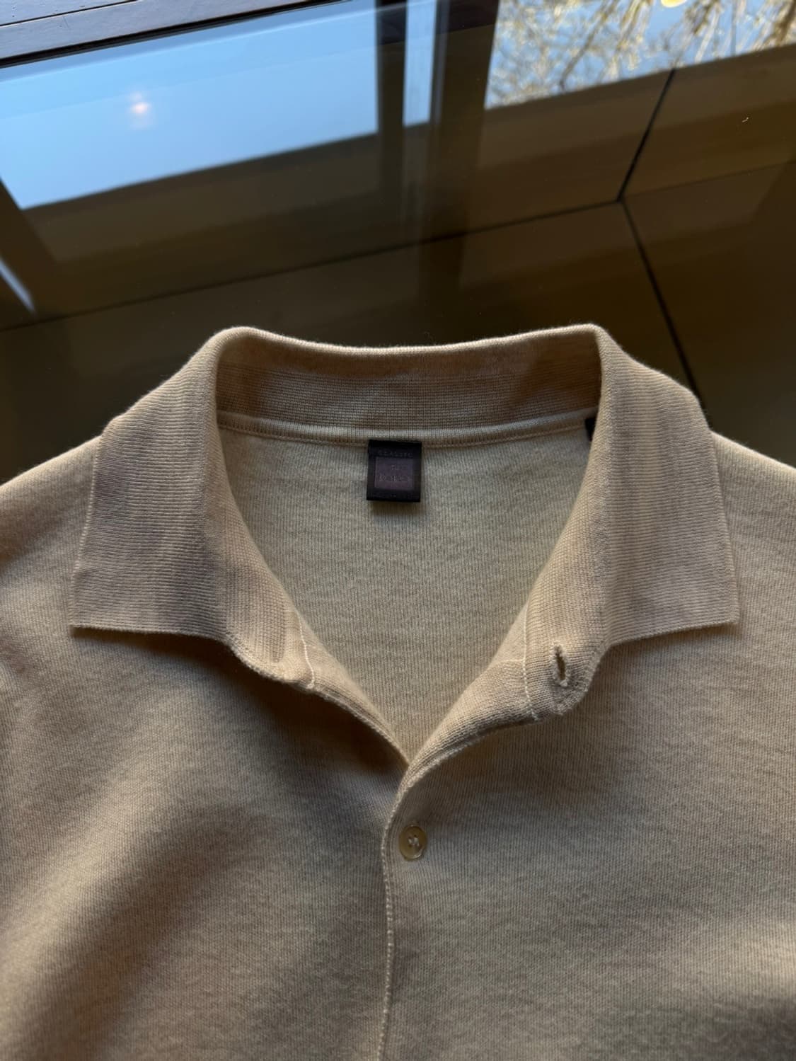 이올로 오픈칼라넥 니트 100 상품이미지9