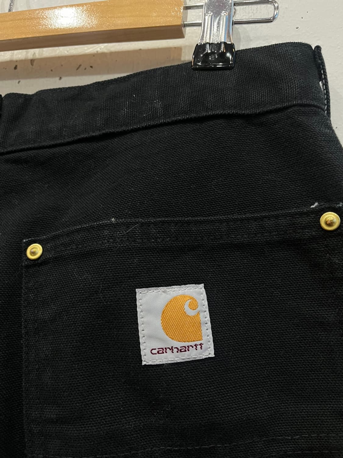 칼하트 캔버스 더블니 팬츠 Made in USA 상품이미지4