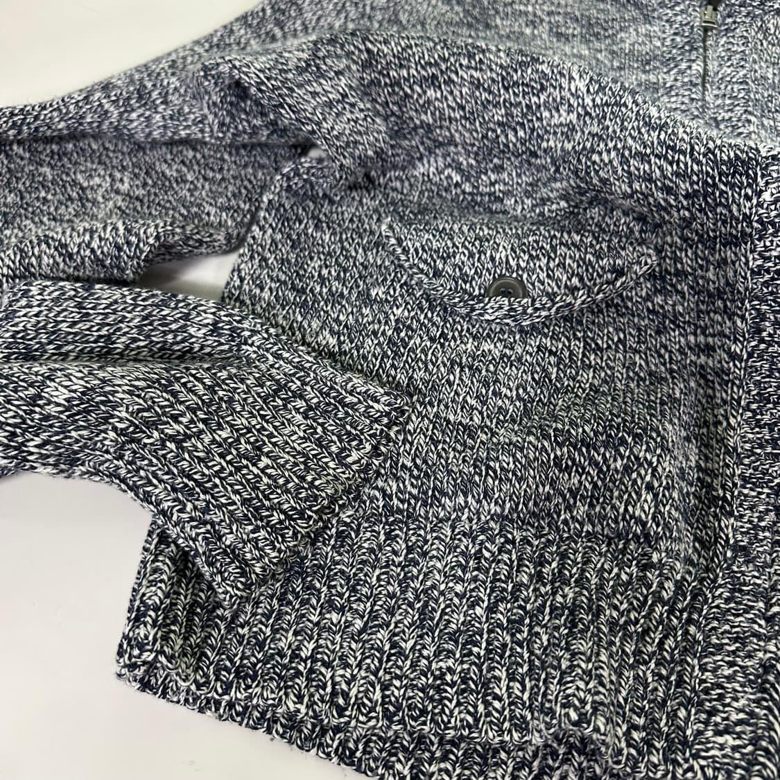 L 제이크루 J.CREW 나염보카시 하찌카라 면니트자켓 상품이미지4