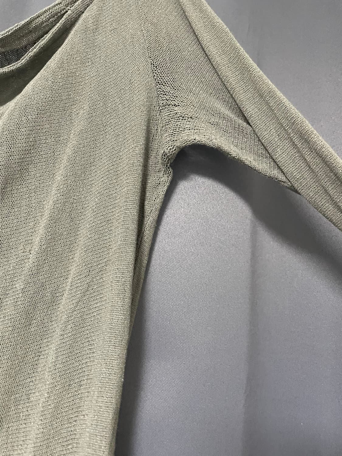 세릭 see-through round top / dark gray 상품이미지7