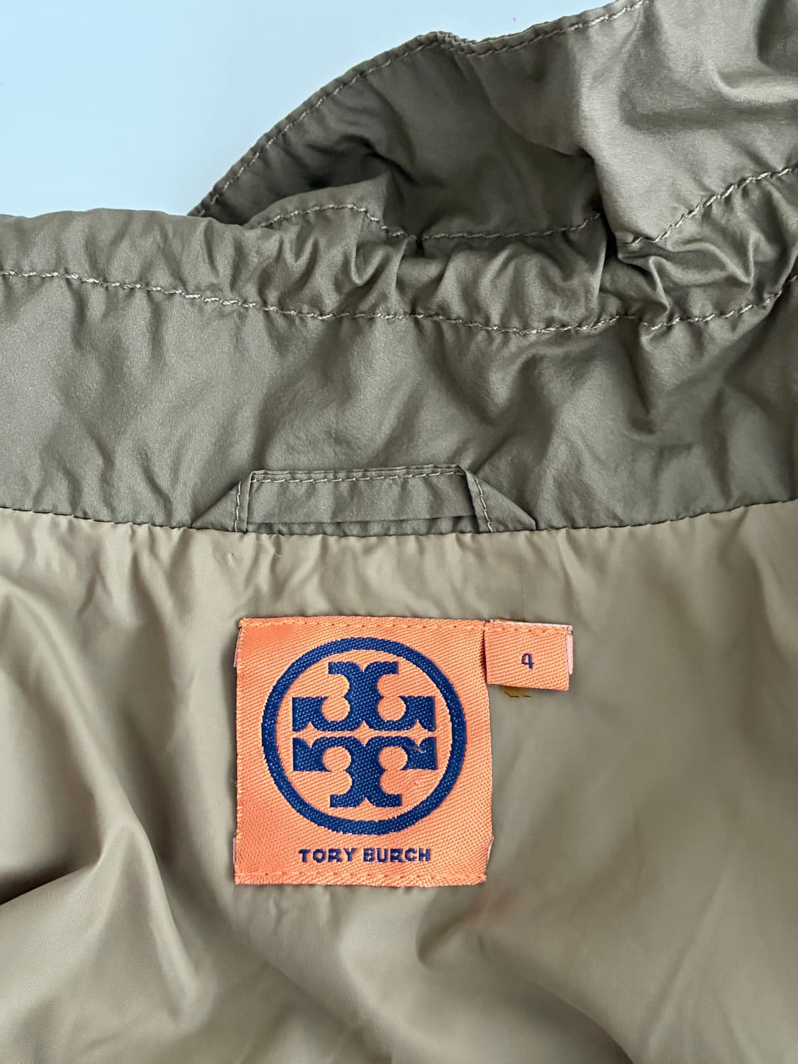 S) 토리버치 바람막이 야상 자켓 카키 상품이미지5