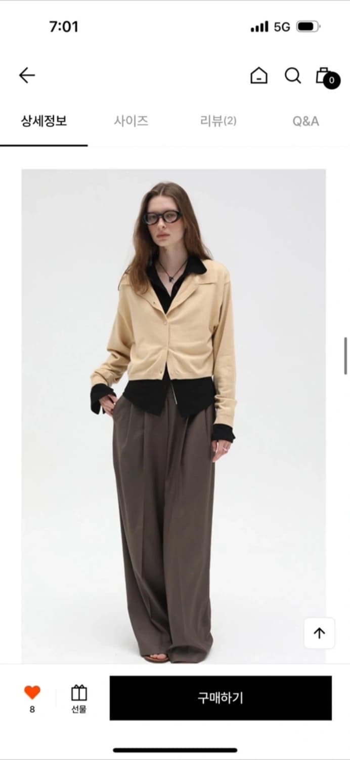 제이청 모먼트 크롭 니트 셔츠 블랙 상품이미지5