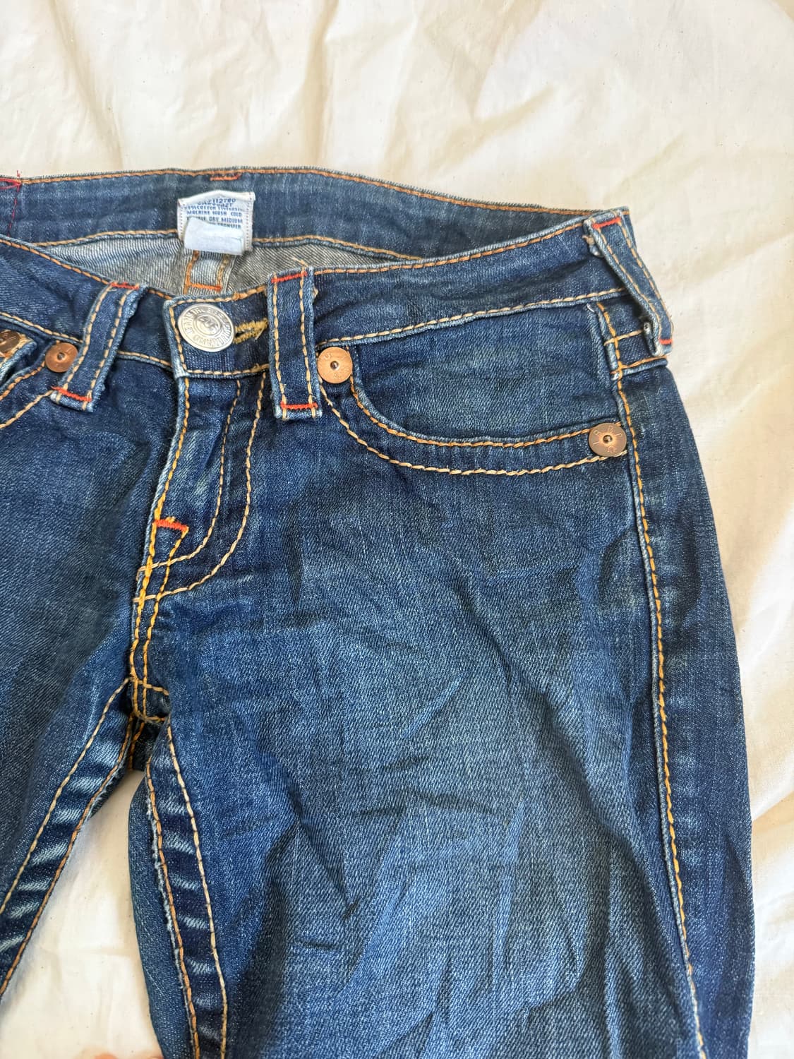 트루릴리전 로우라이즈 데님팬츠 상품이미지6