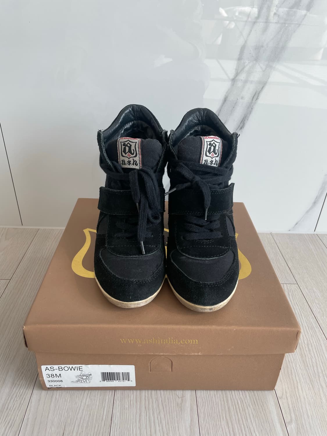(풀셋) ash 보위 블랙 스니커즈 38 상품이미지2