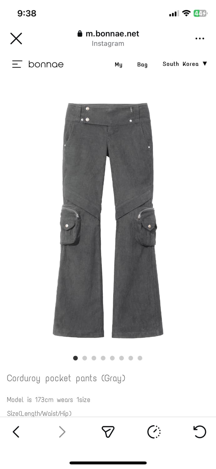 Bonnae 본네 Corduroy pocket pants 코듀로이 팬츠 상품이미지1
