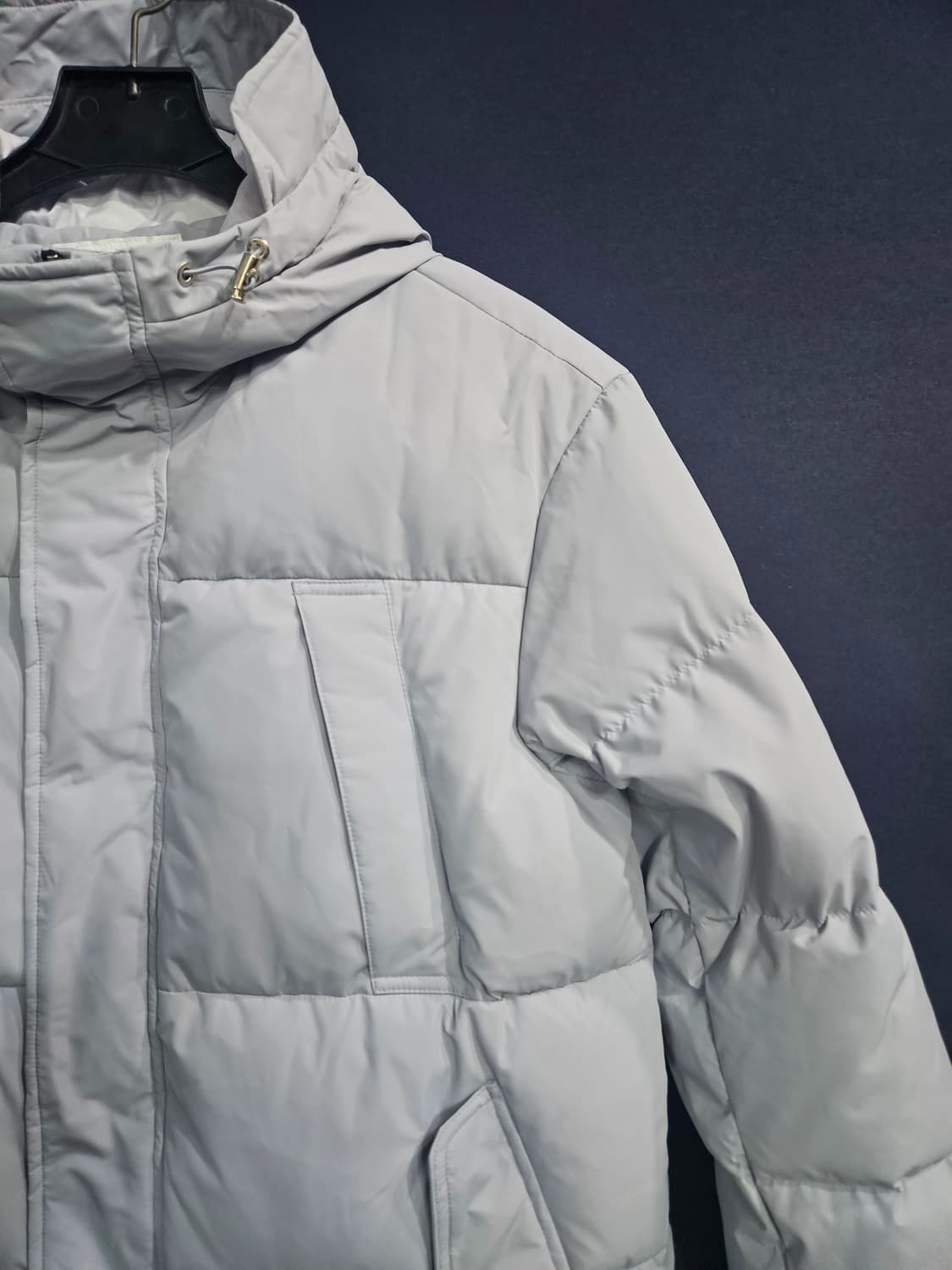 EDITT 민트컬러 남성 세미오버핏 90~95 구스다운 패딩  상품이미지4