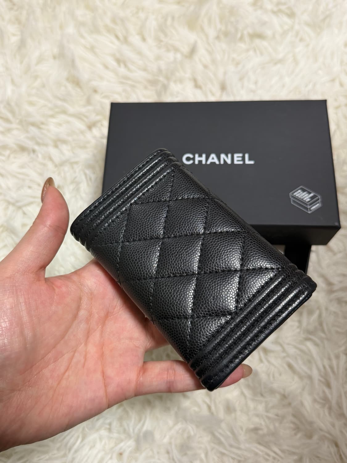 샤넬 보이 카드지갑 상품이미지4